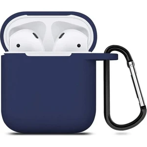 Airpods Silikon Kılıf 1. ve 2. Nesil Uyumlu Koruma Kılıf Kancalı