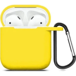 Airpods Silikon Kılıf 1. ve 2. Nesil Uyumlu Koruma Kılıf Kancalı