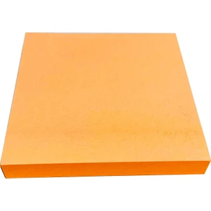 Yapışkanlı Kare Not Kağıdı Ufen Postit 75X75CM 100 Yaprak - Tek Renk Turuncu