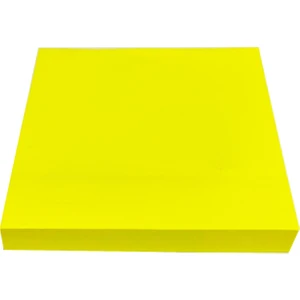 Yapışkanlı Kare Not Kağıdı Ufen Postit 75X75CM 100 Yaprak - Tek Renk Sarı 1 Paket