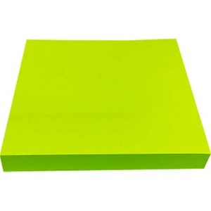 Yapışkanlı Kare Not Kağıdı Ufen Postit 75X75CM 100 Yaprak - Tek Renk Yeşil 1 Paket