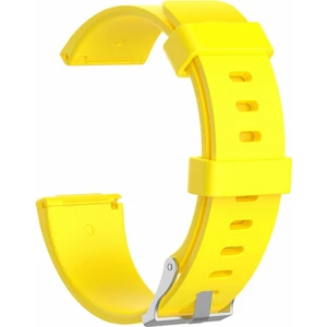 Fitbit Versa Silikon Kordon Kayış Sarı (L)
