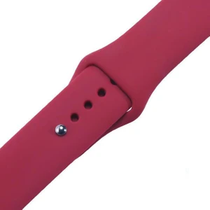 Apple Watch Tüm Seriler 38-40-41 mm Kordon Kayış Small Beden Kan Kırmızı