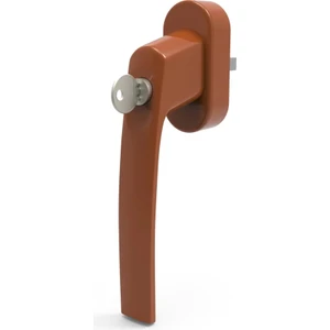 Sağlam Yapı Alüminyum Pvc Pencere Kolu Kilitli Tek A Meşe