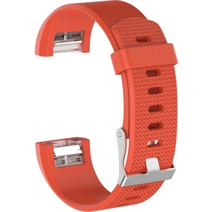 Fitbit Charge 2 Için Silikon Kordon Kayış Koyu Kırmızı  (L)
