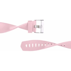 Fitbit Charge 2 Için Silikon Kordon Kayış Pembe (L)