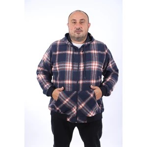 Moc Grande Büyük Beden Sweat Kanguru Cep Square 22208-INDIGO