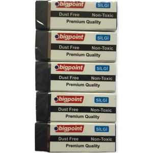 Büyük Boy Premium Siyah Silgi 5'li