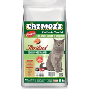 Classic Sterilised Somonlu Kısırlaştırılmış Yetişkin Kedi Maması 10 KG