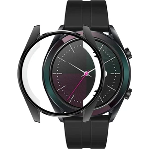 Huawei Watch Gt3 46MM Uyumlu Önü Kapalı Silikon Ekran ve Kasa Koruyucu Kılıf