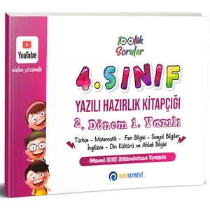 NSN Yayınevi 4. Sınıf Yazılı Hazırlık Kitapçığı 2. Dönem 1. Yazılı