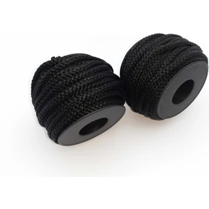 Be Beauty Siyah Renkte 6 mm Polyester  Eşofman Kapşon Bağ Ipi (20 Mt)
