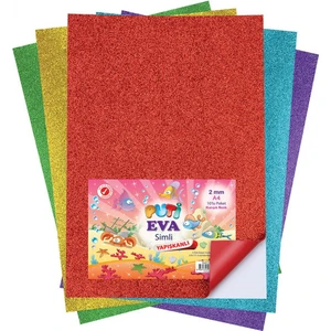 A4 Simli & Yapışkanlı Eva 10 Lu Karışık Renk