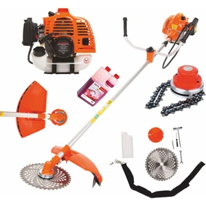 Schutzenger SC-Y9520B Benzinli Ot - Çim Biçme Makinesi Yandan Zinçirli Misina ve Yağ