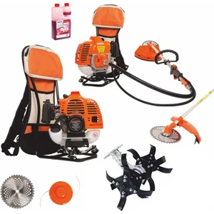Schutzenger Germany 7.9 Hp Benzinli Ot - Çim Biçme Makinesi Çapa Aparatı Zinçirli Misina Full Set