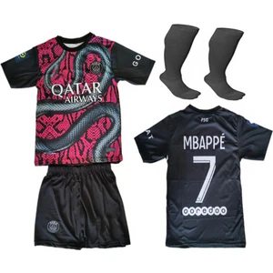 Çocuk Psg Mbappe Forma + Şort + Çorap 3lü Set
