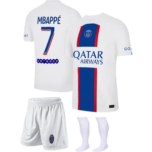 Çocuk Psg Mbappe Forma + Şort + Çorap 3lü Set