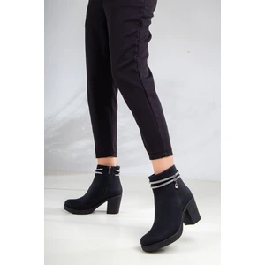 D588 Kadın Ortopedik Taşlı Bot & Bootie