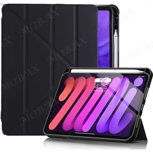 Apple iPad Pro 12.9 3. Nesil Kılıf Kalem Bölmeli Trifolding Case A1876 A2014 A1895 A1983
