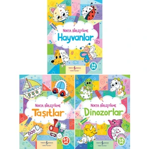 Nokta Birleştirme Boyama 3 Kitap Set