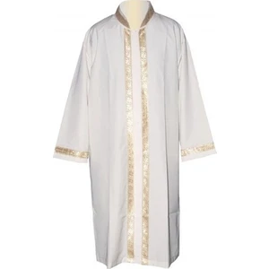 Cübbe - Imam Cübbesi - Namaz Cübbesi - Krem Renk -2 Numara