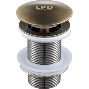 Lpd Antik Basmalı Lavabo Süzgeci Pop Up