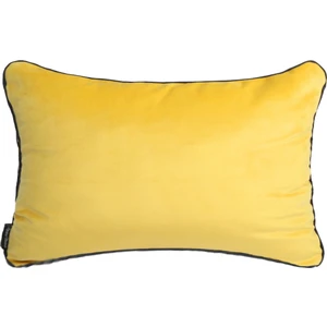 Ju Yaratıcı Tasarım Biyeli Kırlent Yastık Kılıfı Hardal   50 x 30 cm