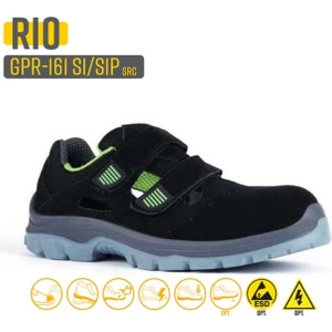 Iş Ayakkabısı - Rio GPR-161 S1 Black-Green - 45