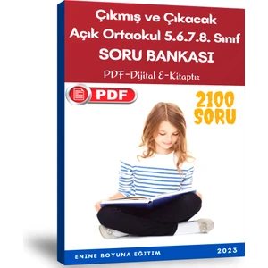 Enine Boyuna Eğitim Çıkmış ve Çıkacak Açık Ortaokul Soru Bankası