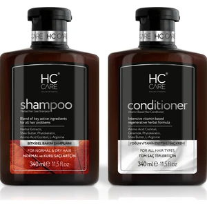 HC Care Şampuan, Saç Kremi 2'li Set - 340 + 340 ml