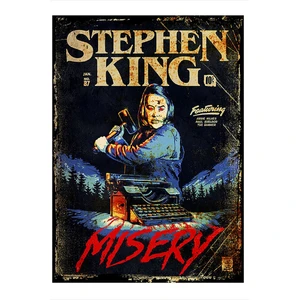 Stephen King Misery Modern Ahşap Tablo