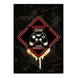 oyuncu Alını Gamer Art Mdf Tablo