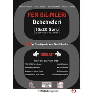 Öncelik Yayınları 8. Sınıf Fen Bilimleri Deneme 2018-2019