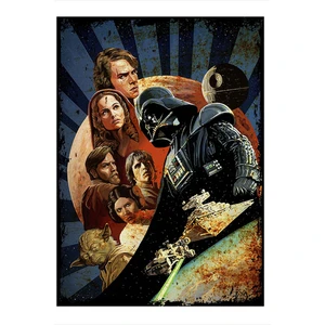 Star Wars Karakterleri Mdf Poster