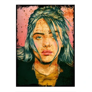 Billie Eilish Art Mdf Poster