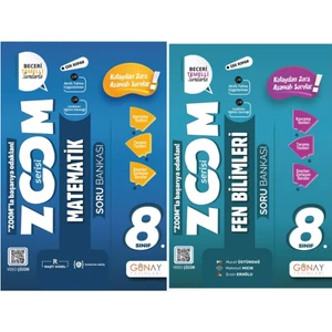 Günay Yayınları 8. Sınıf Matematik - Fen Bilimleri Zoom Sb 2022-2023