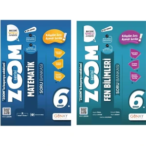 Günay Yayınları 6. Sınıf Matematik - Fen Bilimleri Zoom Sb 2022-2023