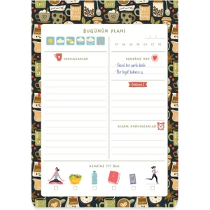 Keskin Color A5 Günlük Planner Blok - Kahve