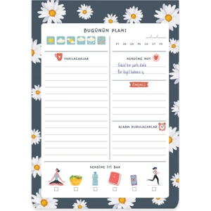 Keskin Color A5 Günlük Planner Blok - Çiçek