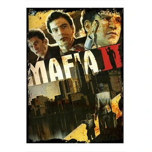 Mafia 2 Hediyelik Mdf Tablo