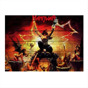 Ahşap Tablo Manowar