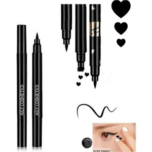 Roesia Rose Cosmetics Kalp Desenli Eyeliner Çift Taraflı