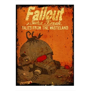 Fallout Desenli Mdf Tablo