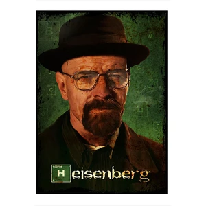 Breaking Bad Heisenberg Desenli Ahşap Tablo