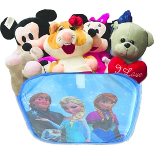 Karakter Desenli Oyuncak Saklama Sepeti Düzenleyici