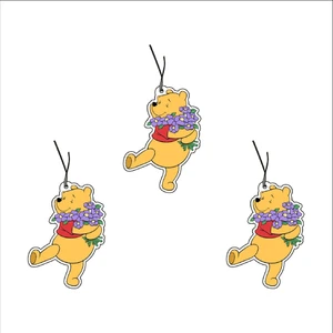 Jet Hızında Jethızında 3'lü Set Sevimli Winnie De Pooh Tasarımlı Dekoratif Oto Kokusu