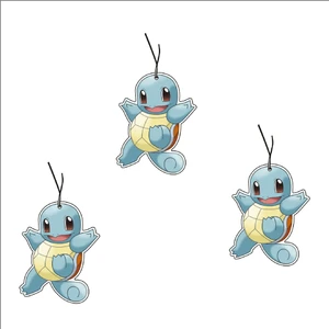Jet Hızında Jethızında 3'lü Set Pokemon Squirtle Tasarımlı Dekoratif Oto Kokusu