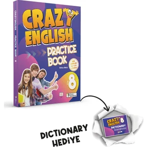 Crazy Publishing 8. Sınıf  English Practice Book +Dıctıonary (Yeni) 2023 (Ciltli)