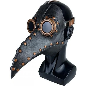 Three Beans Veba Doktor Karga Maskesi Steampunk Uzun Burun Kuş Gaga Maskesi (Yurt Dışından)