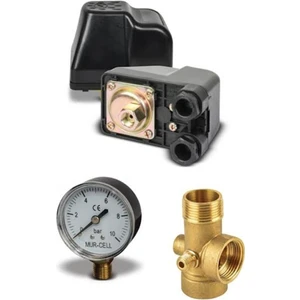 Schutzenger Set Beş Yol Basınç Şarteli Manometre Üçlü Set